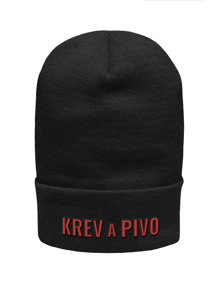 krev a pivo beanie product image (1)