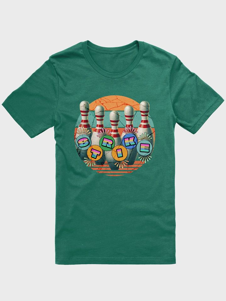 Bowing Pins Strike Retro T-Shirt product image (13)