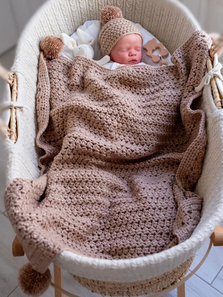 Crochet Pattern: Easy Baby Blanket product image (1)