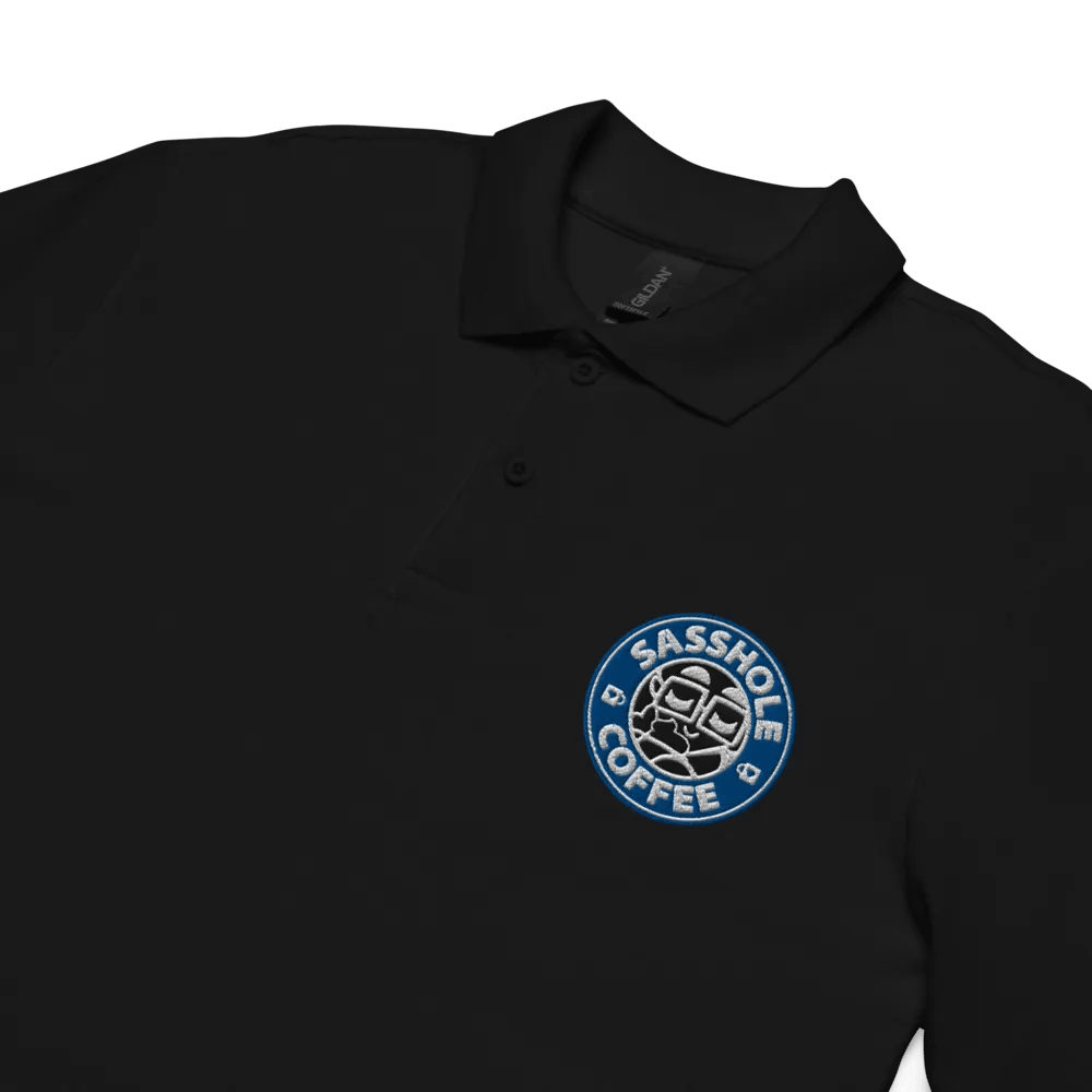 "Sasshole Coffee Co." Barista's Polo product image (3)