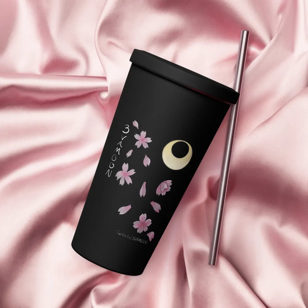 Sakura Blossom Insulated Tumbler w/ Straw product image (1)