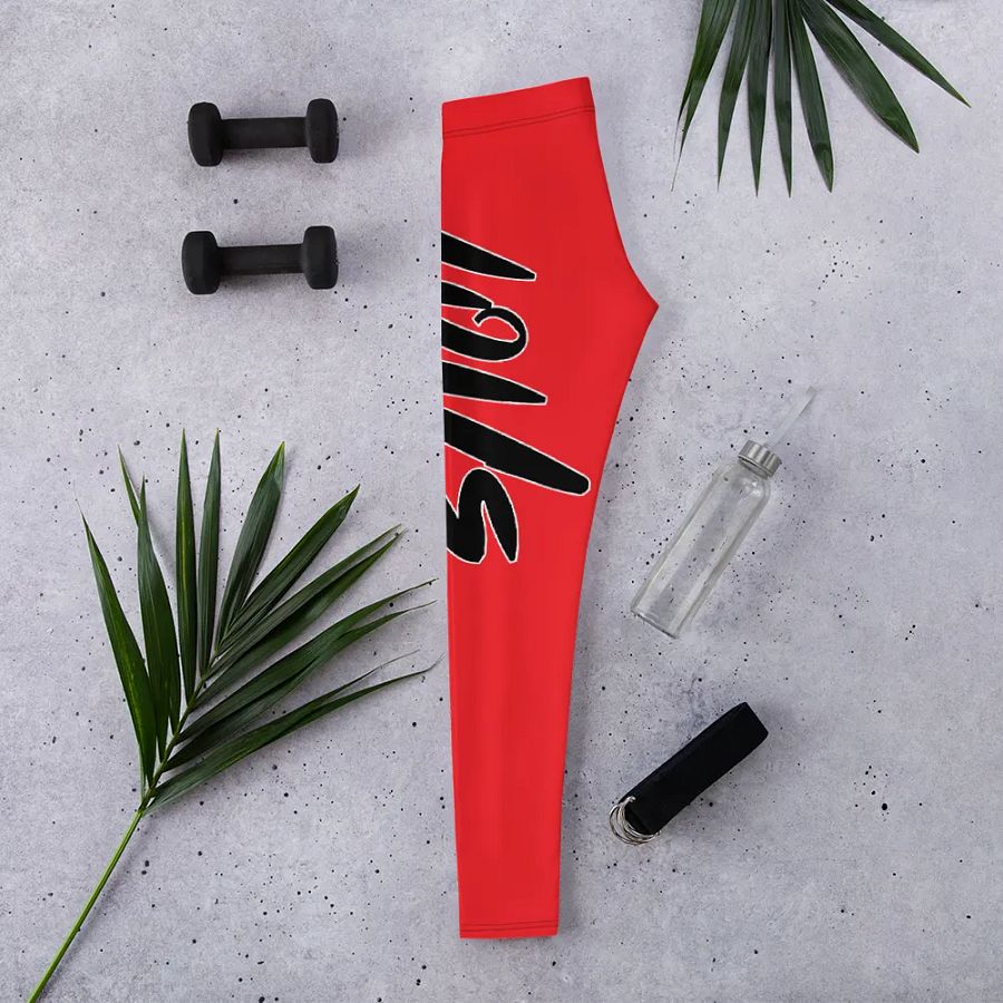 Love - Black & Red - Leggings product image (3)