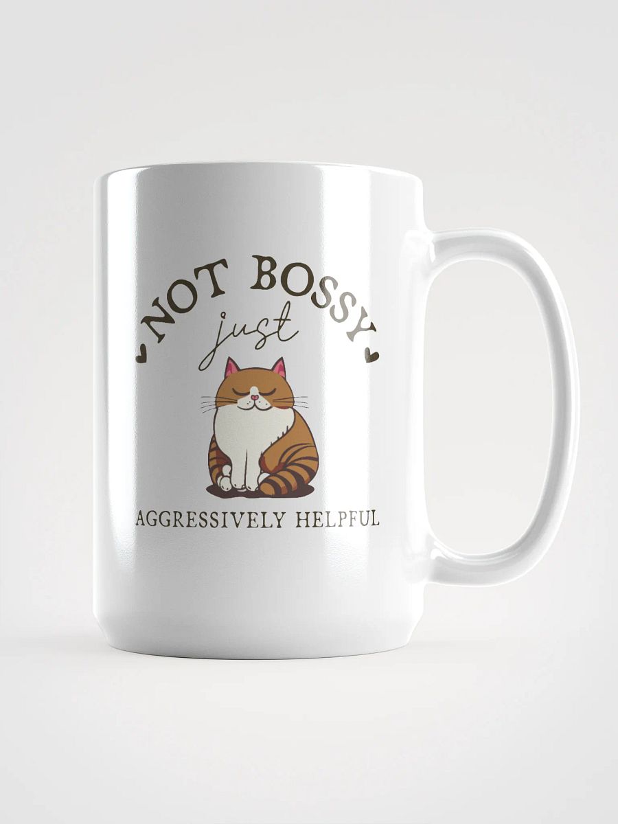 Aggressively Helpful Cat Mug product image (1)