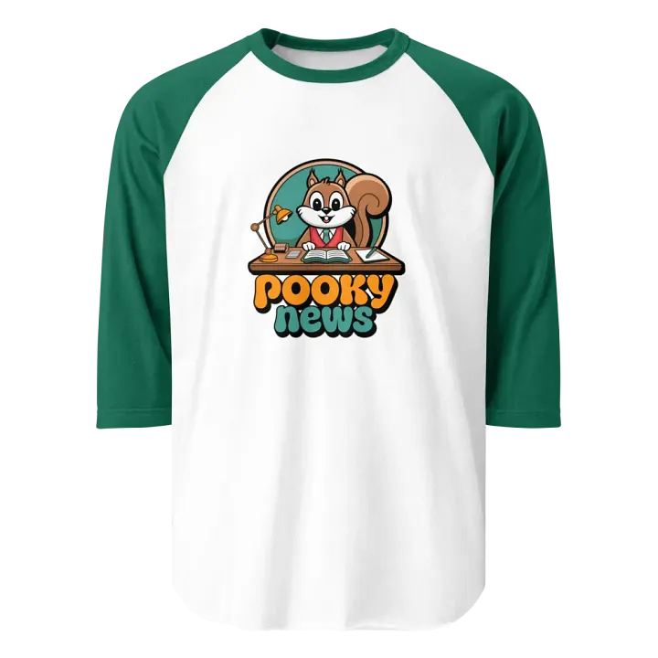 Pooky's Newsroom Raglan Tee product image (1)