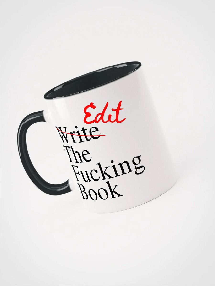 Edit the Fucking Book Color Ceramic Mug product image (3)