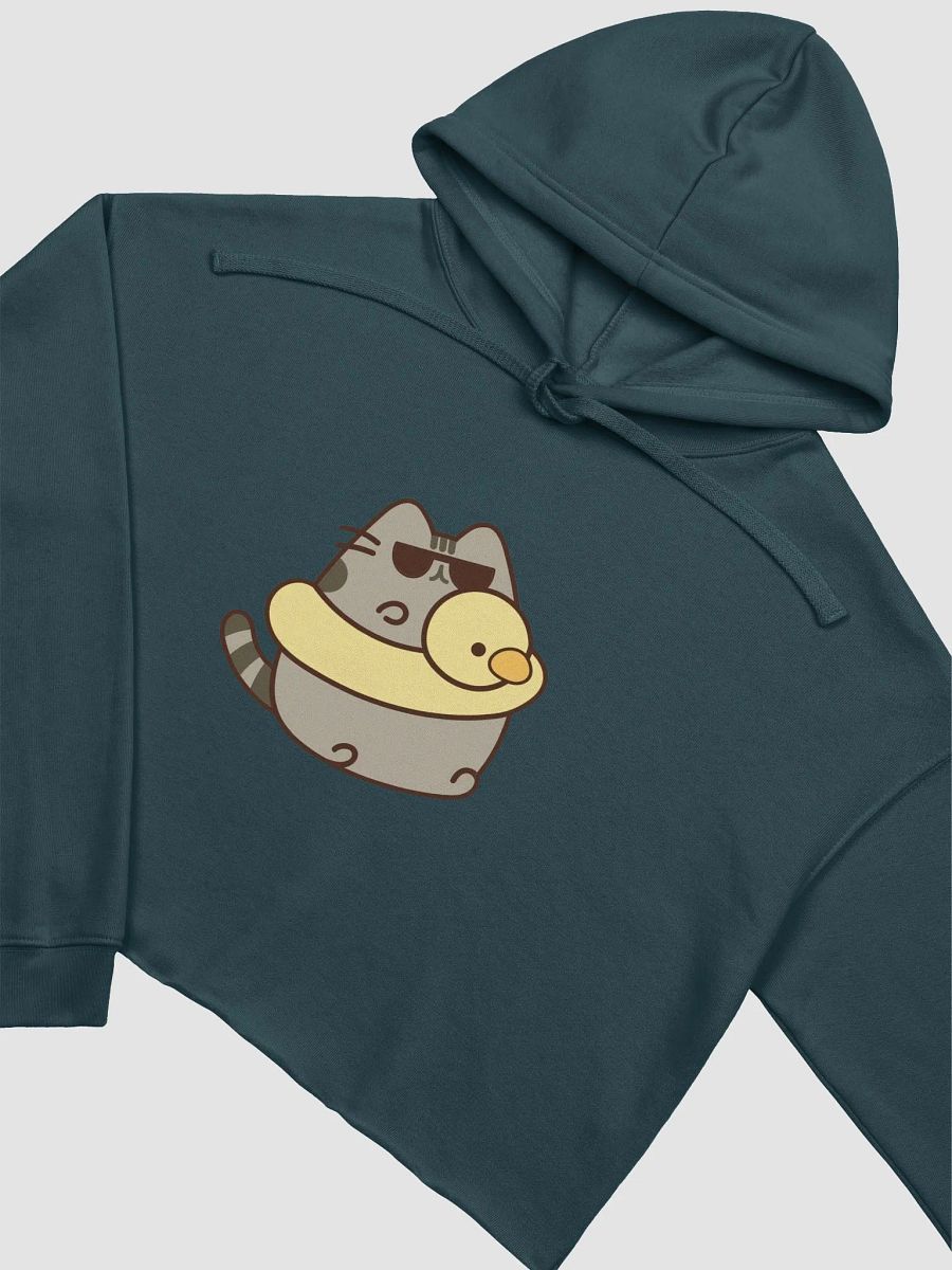 Cool Meme Cat Confidence Crop Hoodie product image (23)