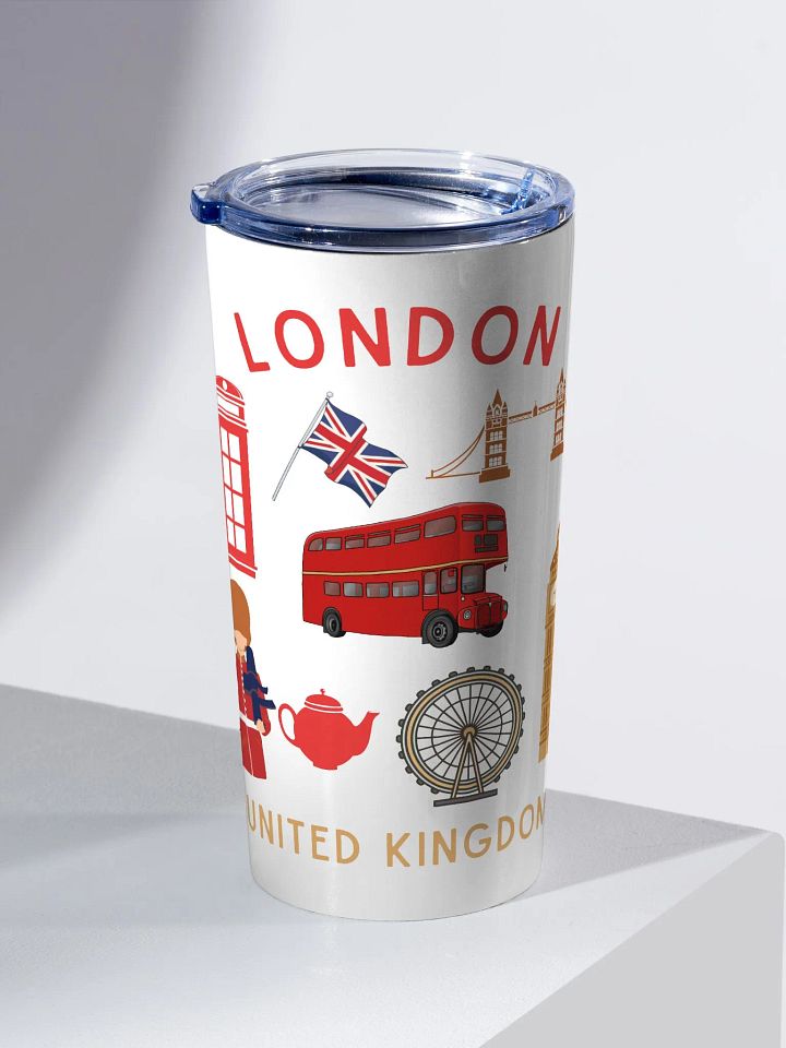 London Iconic Symbols 20oz Stainless Steel Tumbler product image (2)