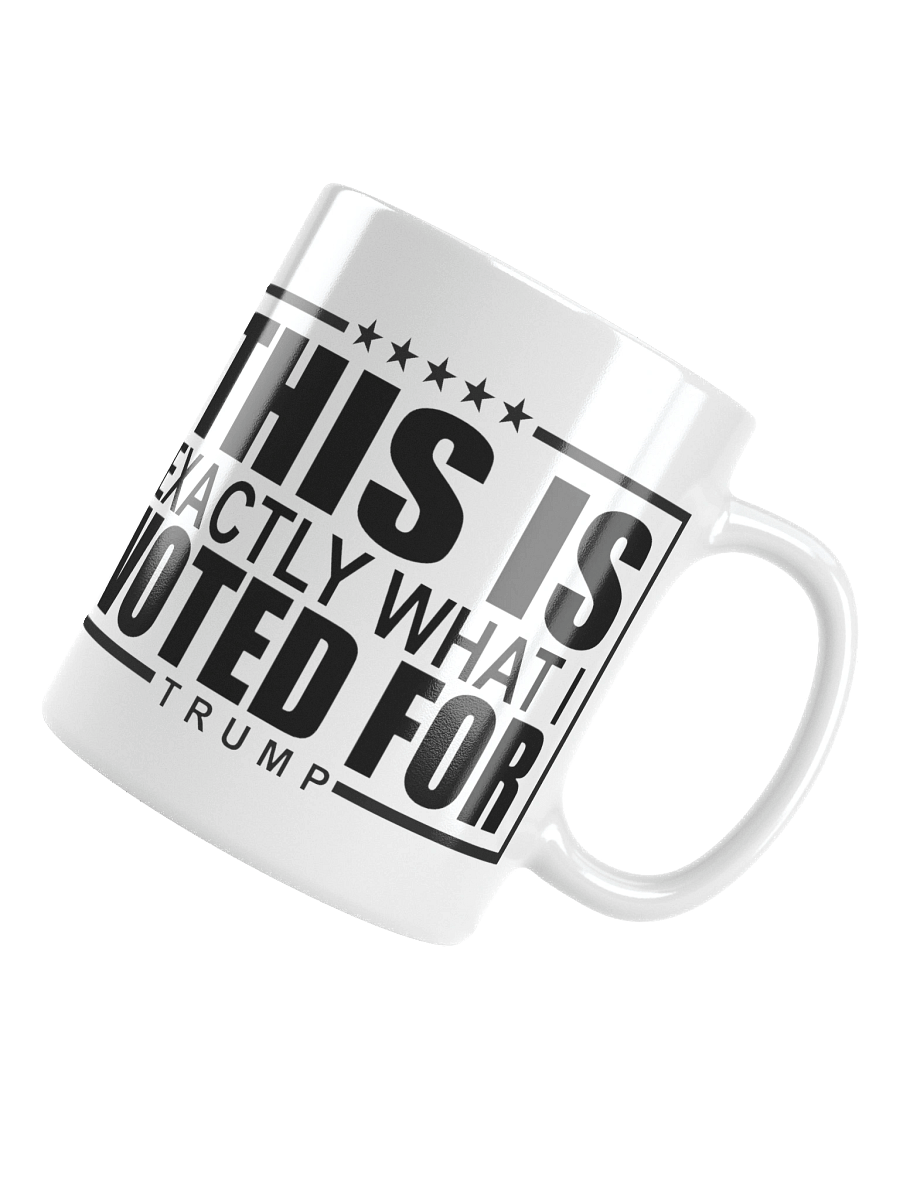 This Is What I Voted For Mug (White) product image (3)