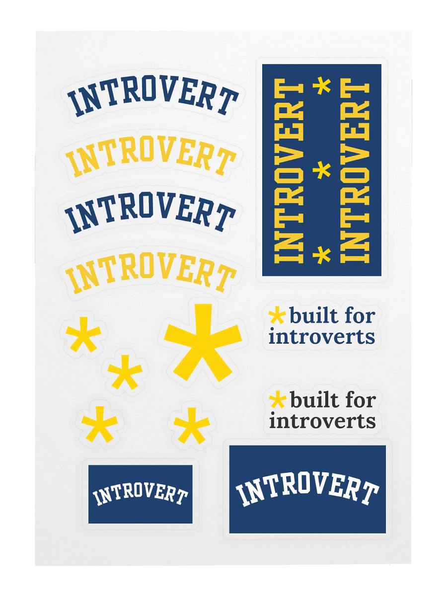 Introvert Sticker Set product image (1)