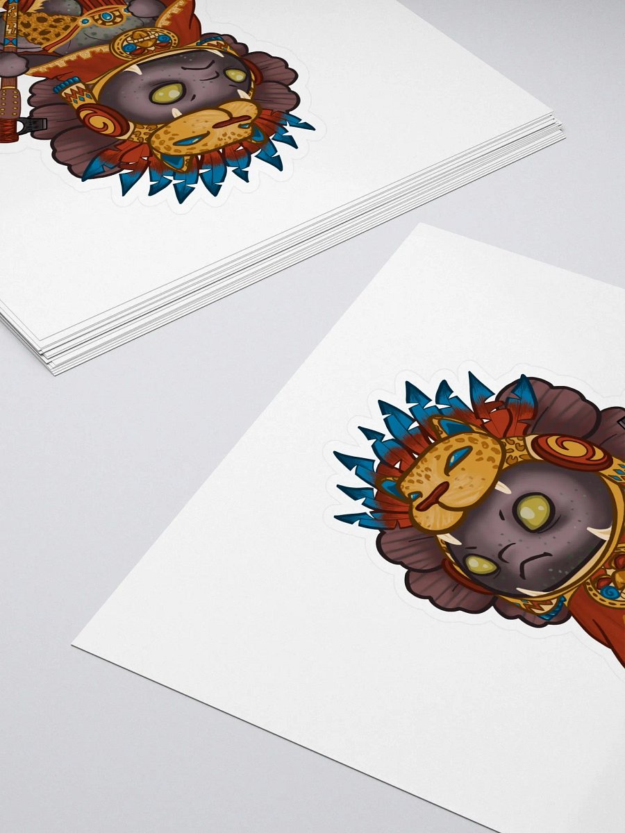 Aztec Axe-olotl Sticker product image (4)