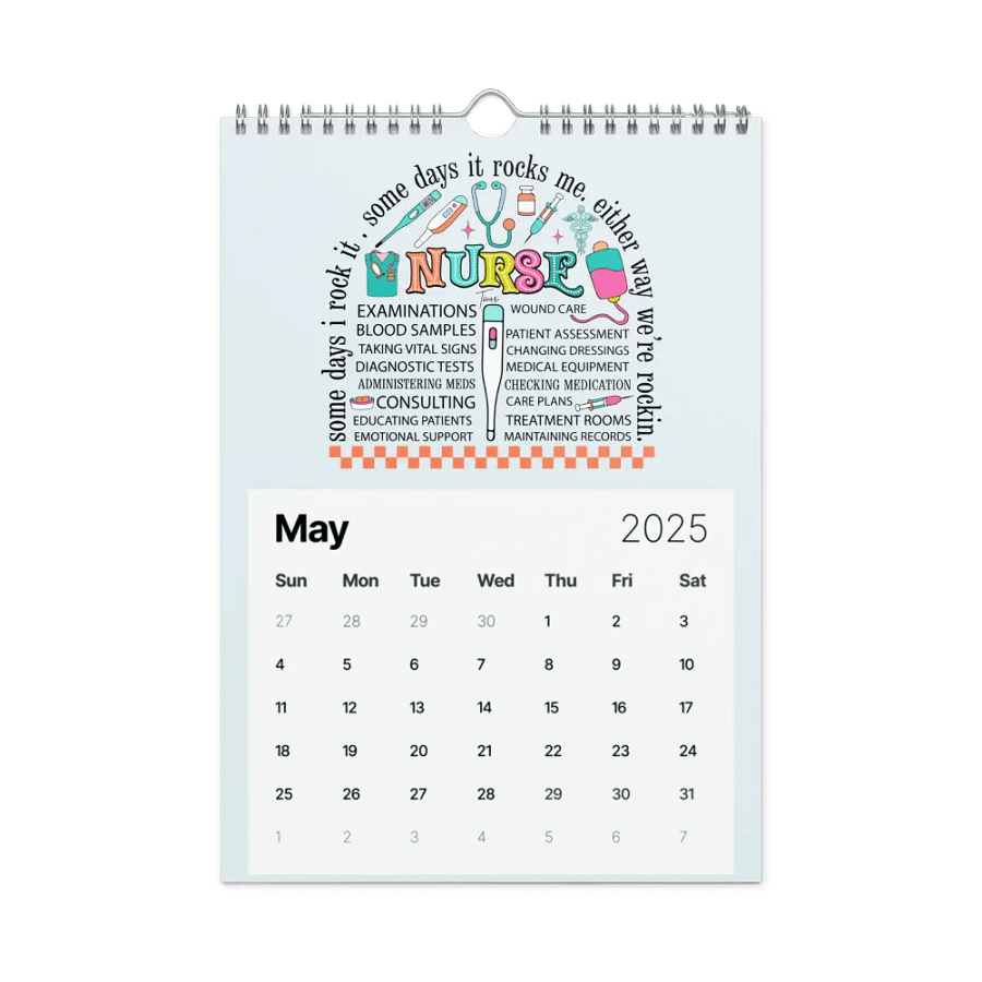 2025 Nurse Wall Calendar product image (10)