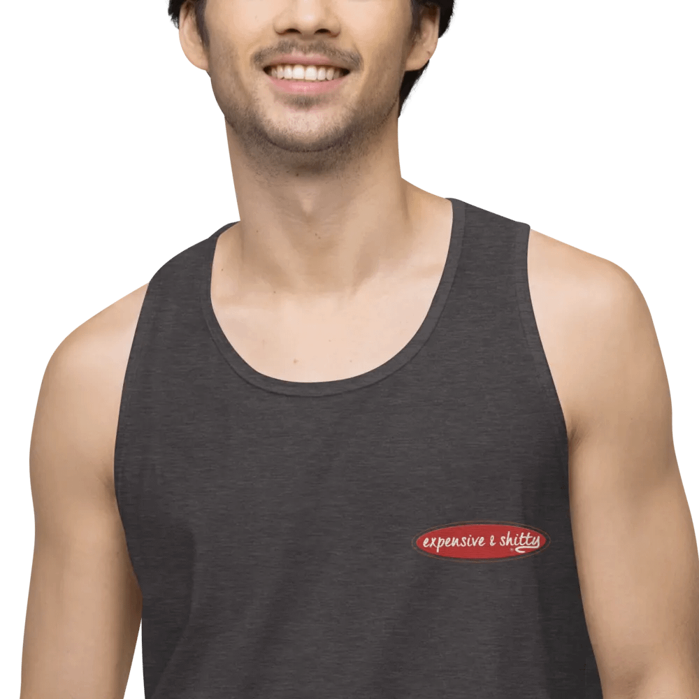 EXPENSIVE & SHITTY UNISEX EMBROIDERED SLEEVELESS TEE product image (9)