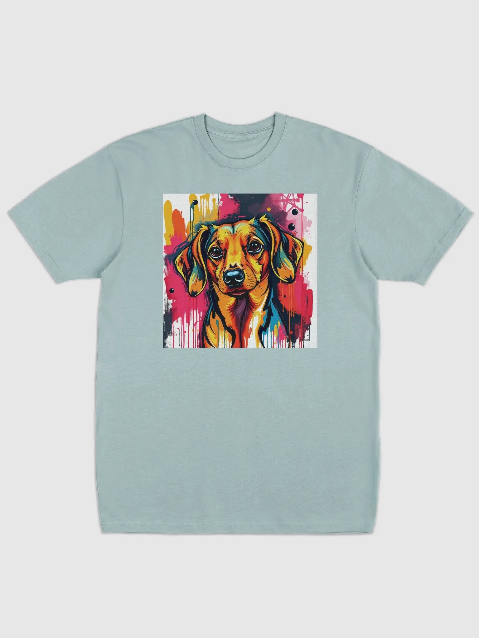 Vibrant Dachshund Chaos Tee product image (1)