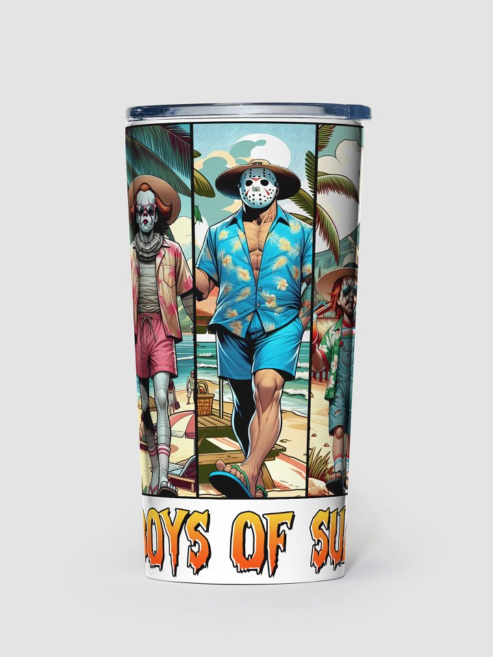 Tropical Summer Horror Crew Tumbler product image (1)