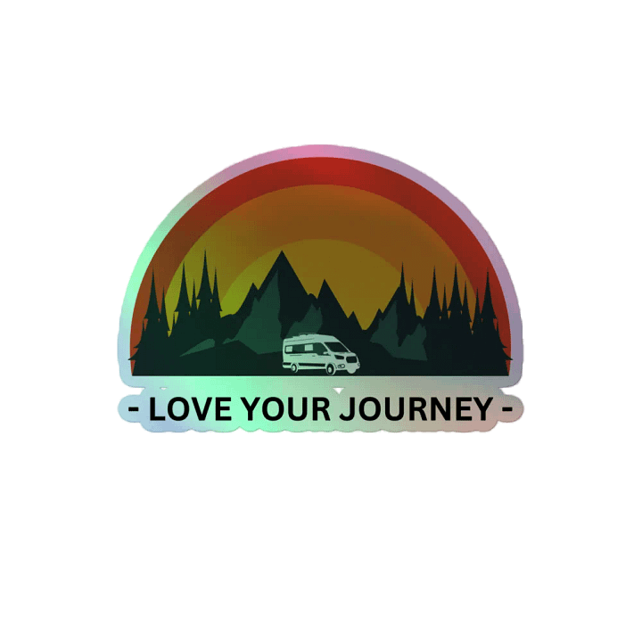 Love Your Journey Holographic Sticker product image (2)