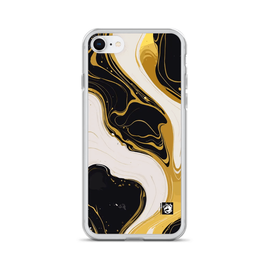 Black and Gold Marble iPhone Case product image (24)