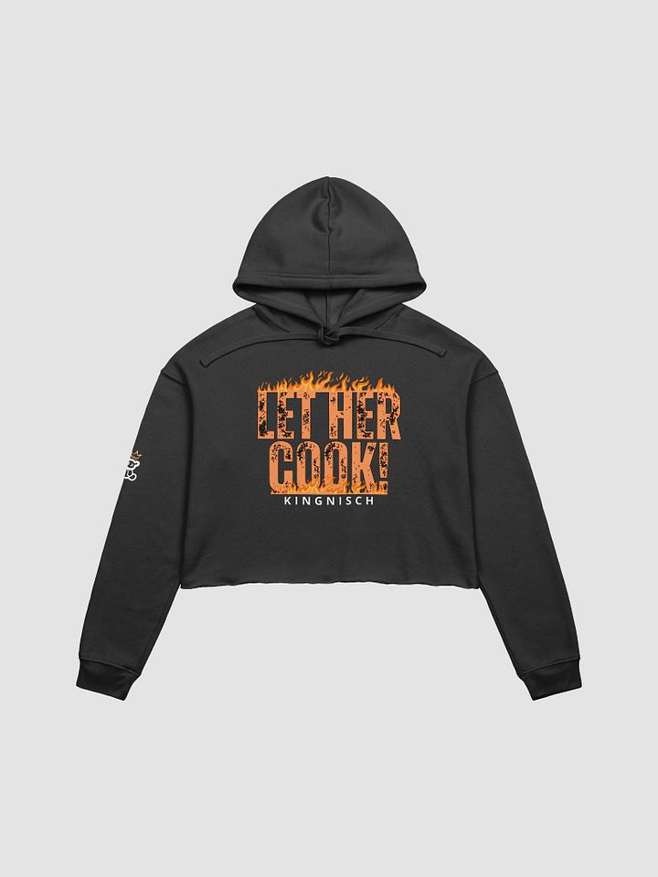 LET HER COOK! Crop Top Hoodie product image (2)