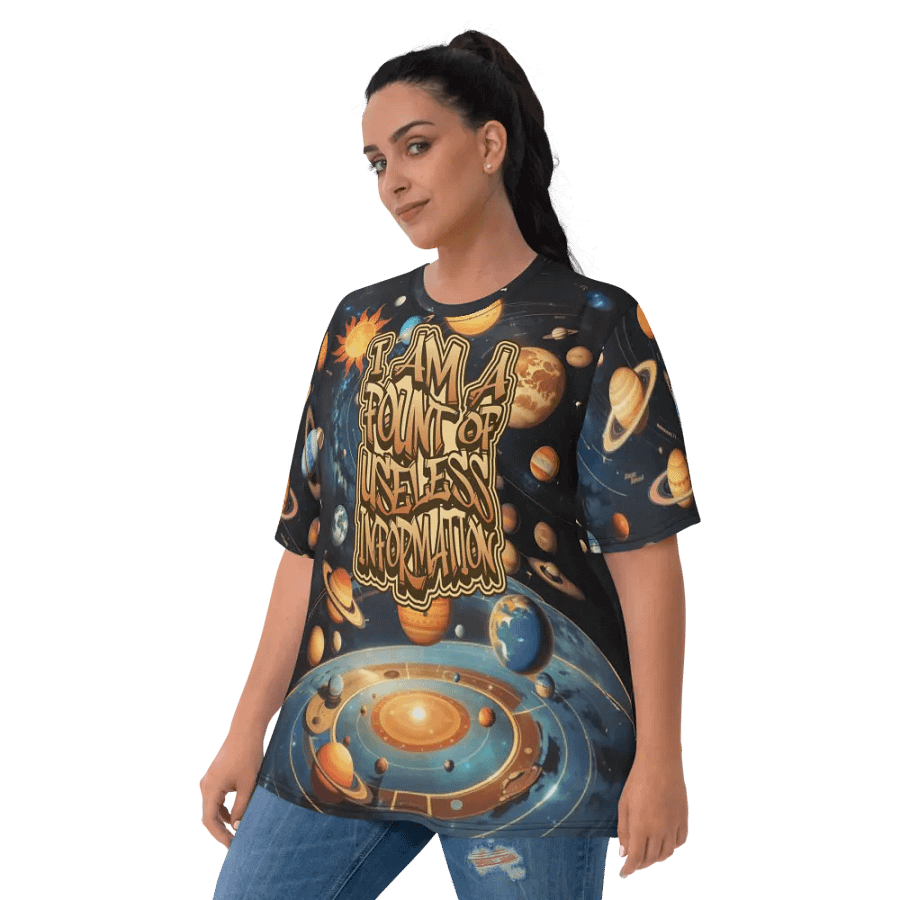 Funny Fount of Useless Information All Over Print T-shirt product image (12)