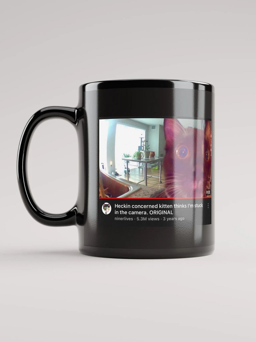 Heckin Concerned Kitten Mug! product image (6)