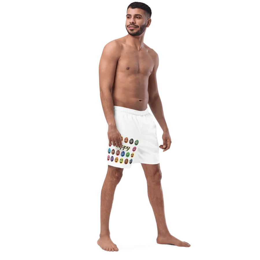 Happy Faces All-Over Print Swim Trunks product image (3)