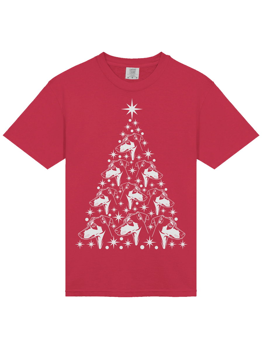 Whippet Christmas Tree T-Shirt product image (33)