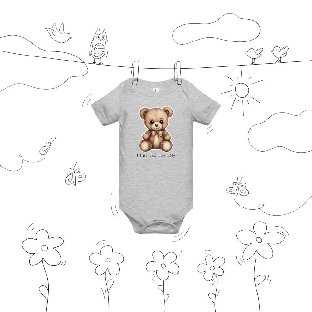 Whimsical Teddy Bear Baby Onesie product image (48)