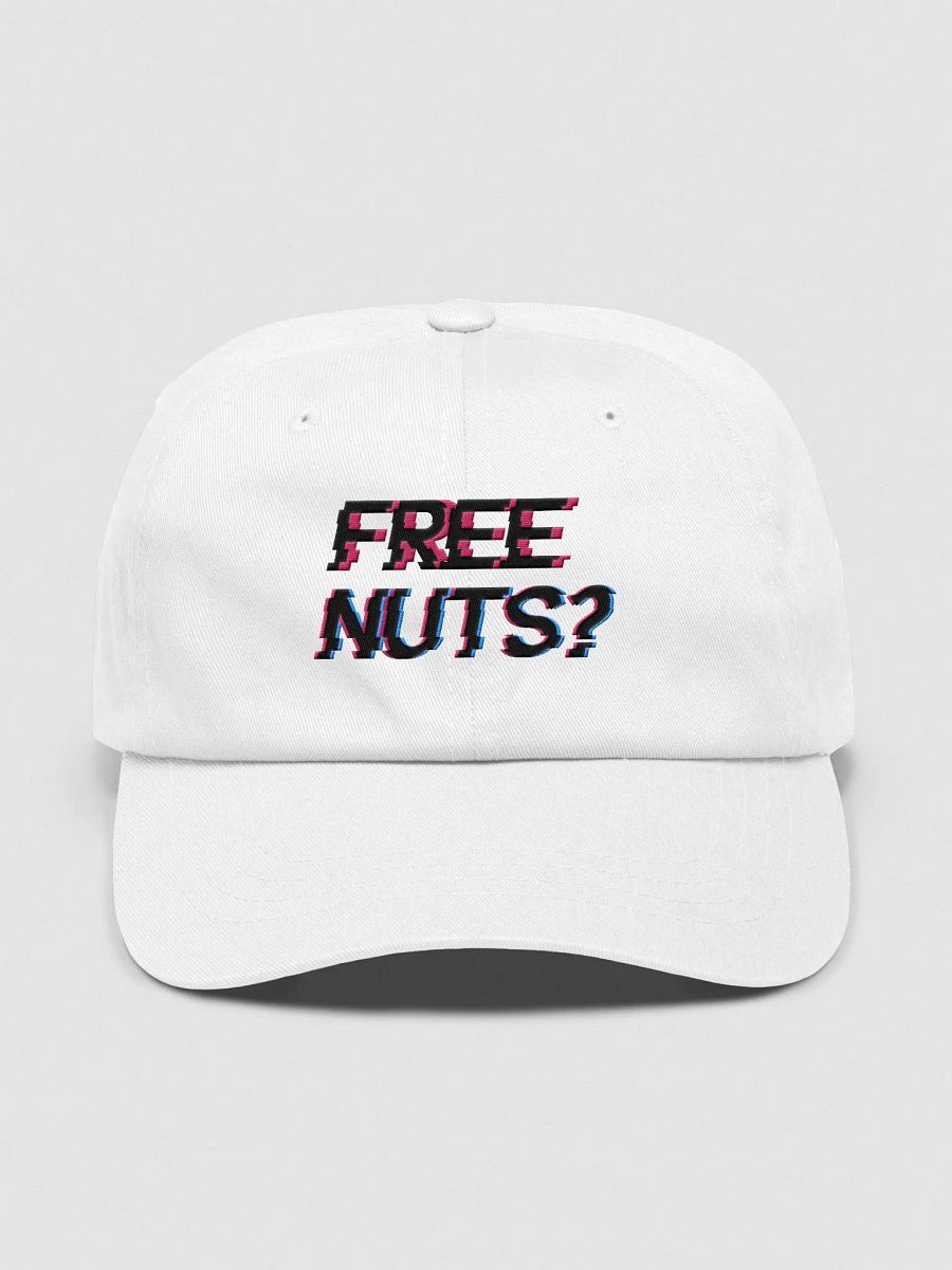 Free Nuts? White Dad Hat product image (1)