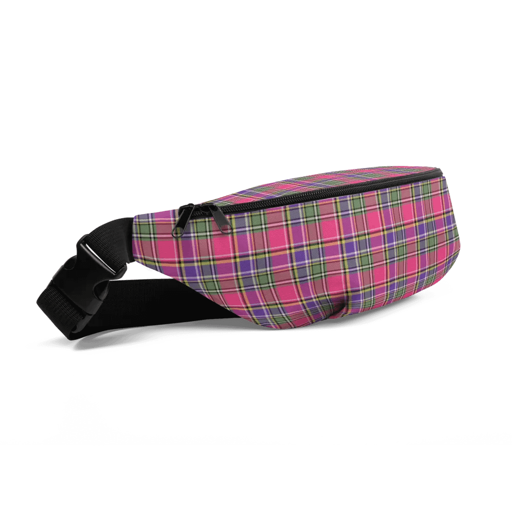 Hot Pink and Purple Vintage Plaid Fanny Pack product image (3)