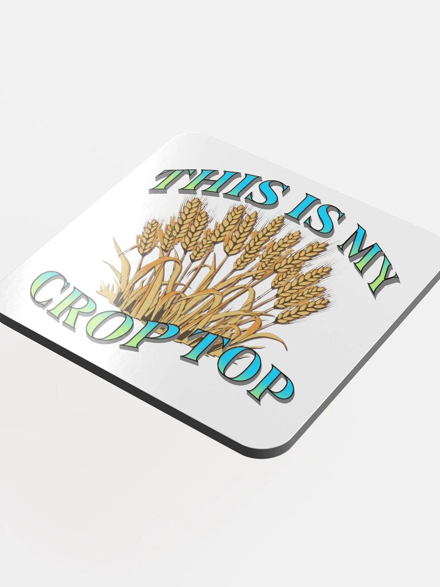 This Is My Crop Top Wheat Harvest Hues Cork Coaster Set product image (4)