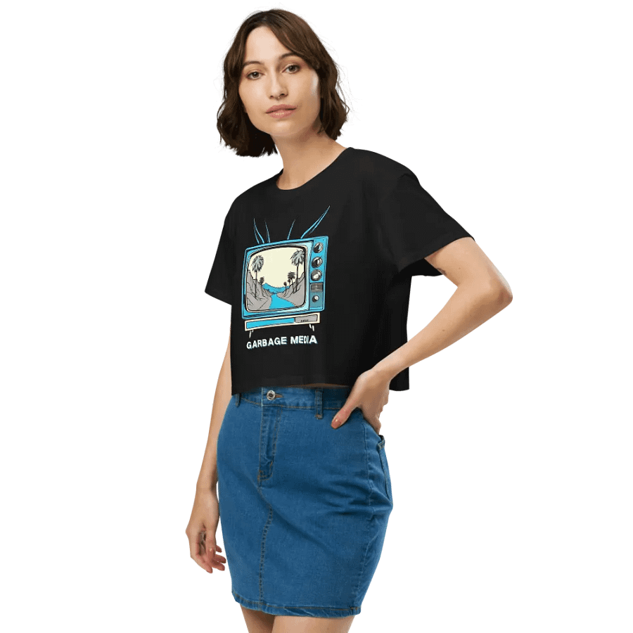 Garbage Media West Coast Cropped T-shirt product image (5)