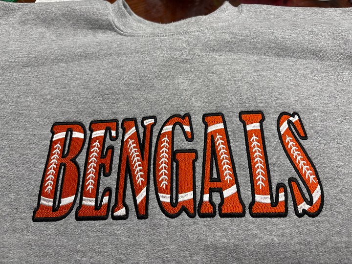 Football Font Embroidery product image (1)