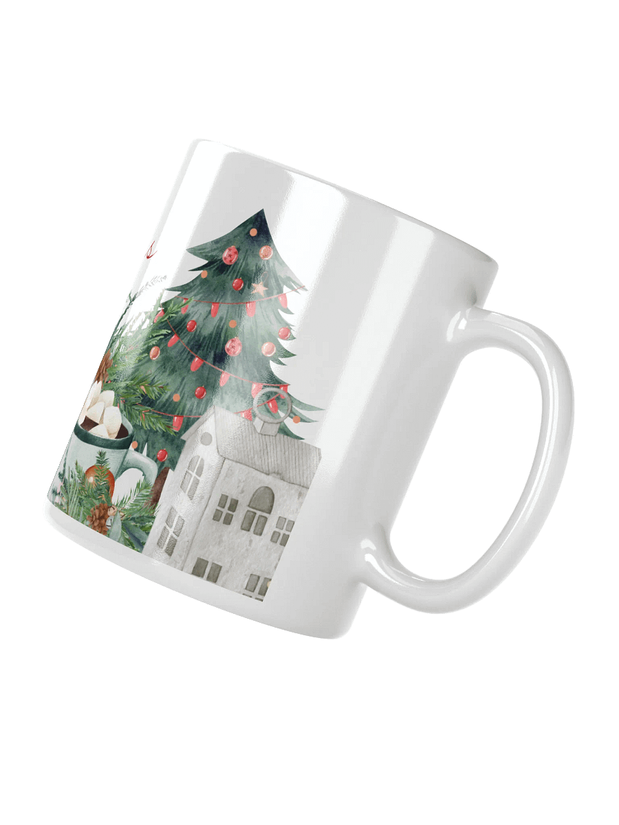 Festive Christmas White Glossy Mug product image (3)