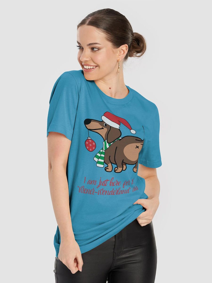 Wiener Wonderland Dog Christmas T-Shirt product image (4)