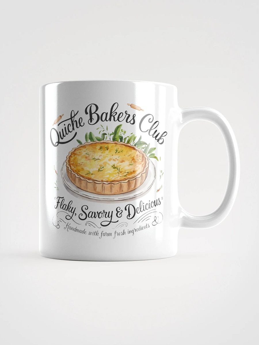 Quiche Bakers Club White Glossy Mug product image (2)