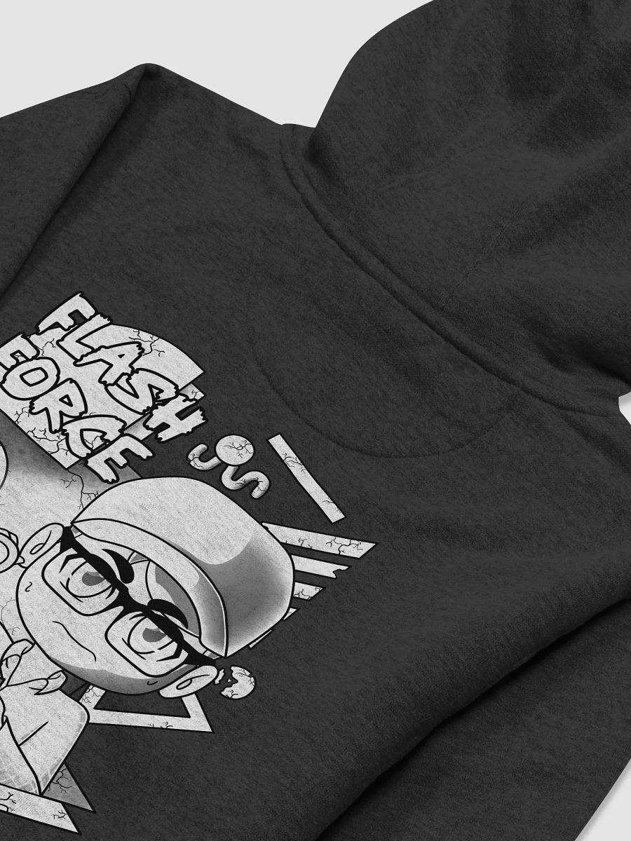 FlashForce Retro Hoodie (B&W) product image (4)