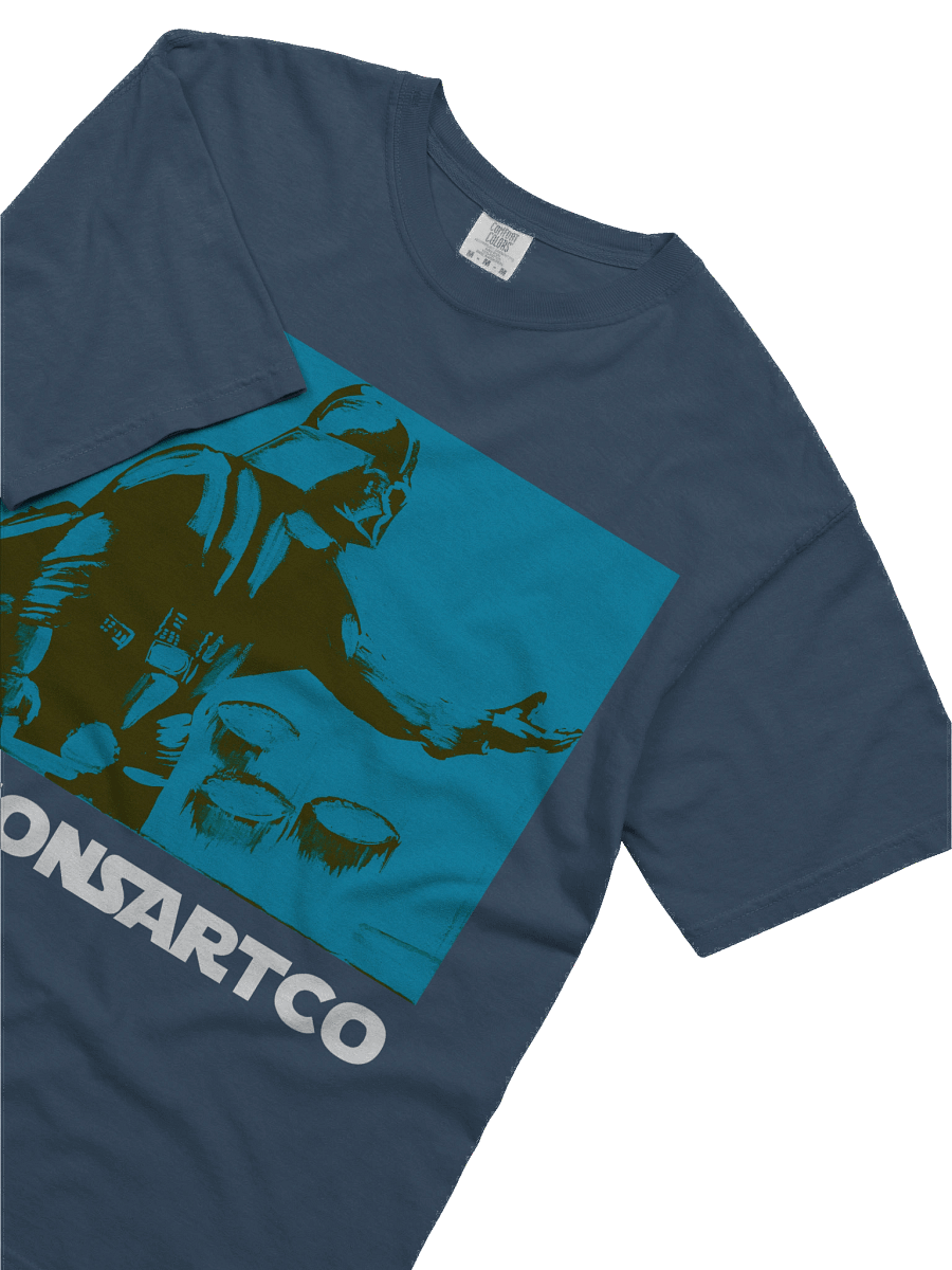 Darth Vader Blue Hi Contrast Cotton Tee product image (67)