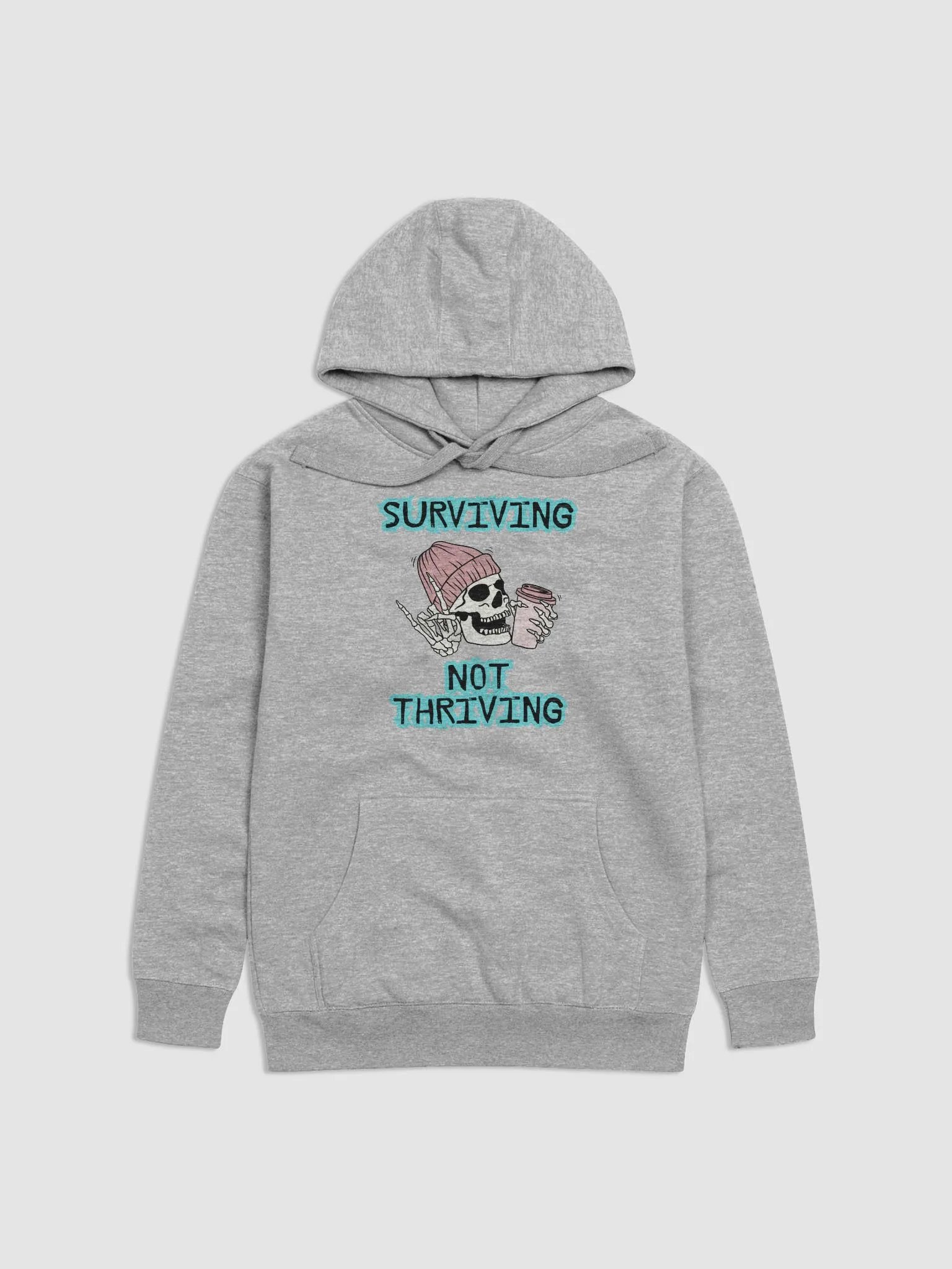 Surviving (Turquoise) Hoodie Unisex product image (2)
