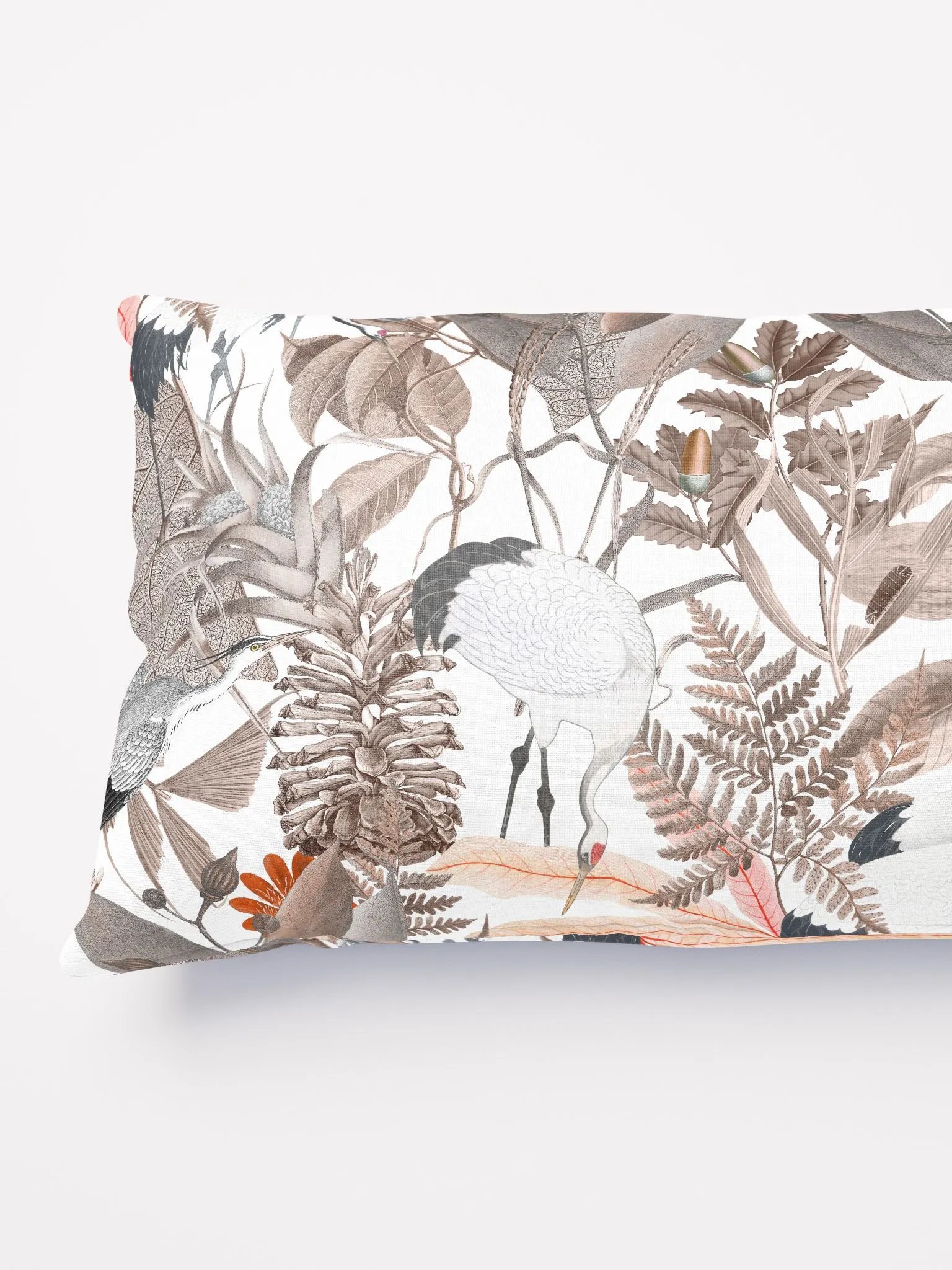 White Ecotone Throw Pillow product image (3)