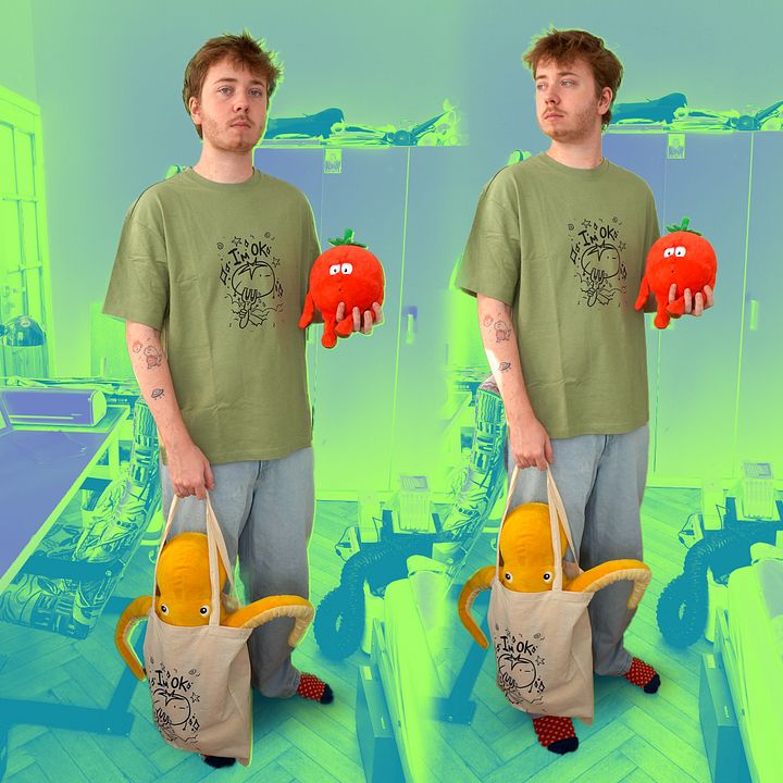 I'M OK T-Shirt Green product image (2)