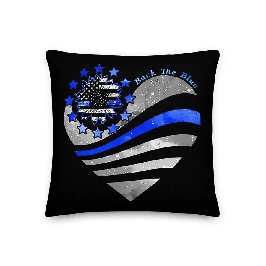 Back the Blue Heart - Pillow product image (1)