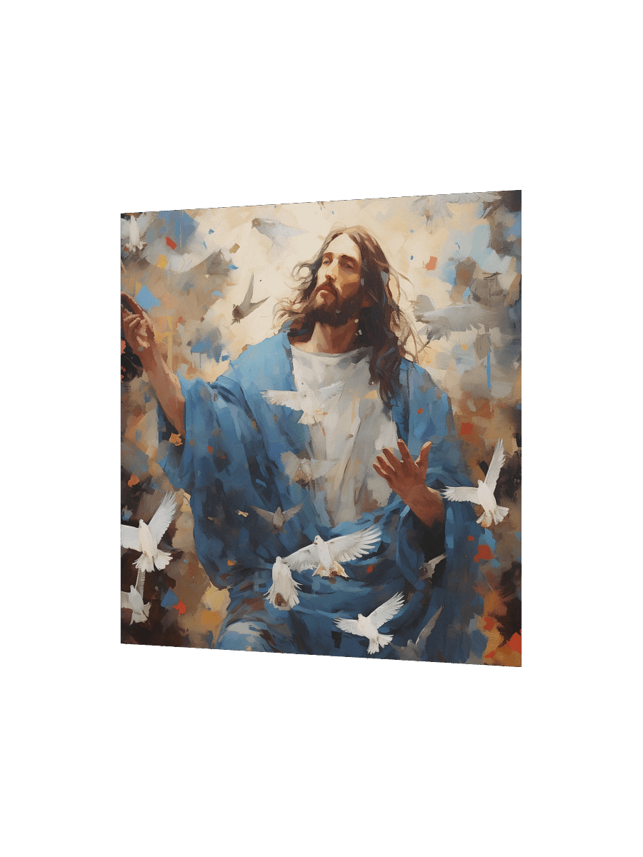 Jesus Christ Peaceful Ascension Christ Art Canvas Print | Spiritual Wall Art product image (10)