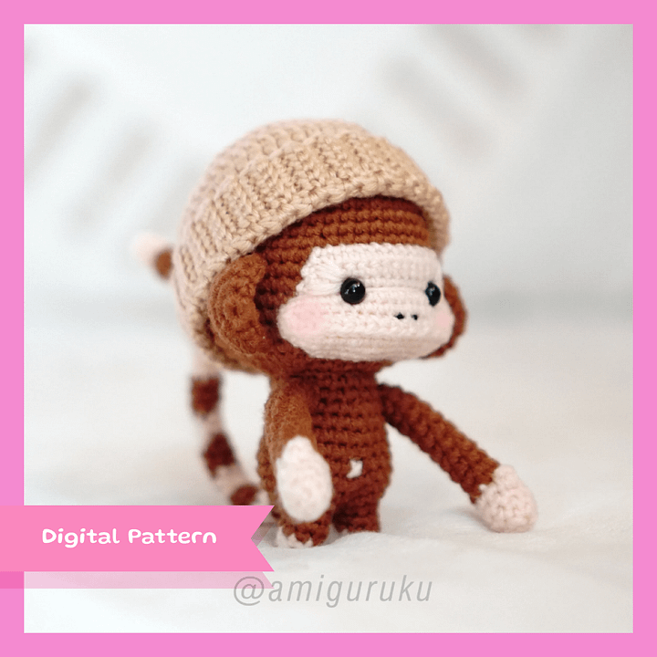 Jesse The Cheeky Monkey - PDF Pattern product image (1)