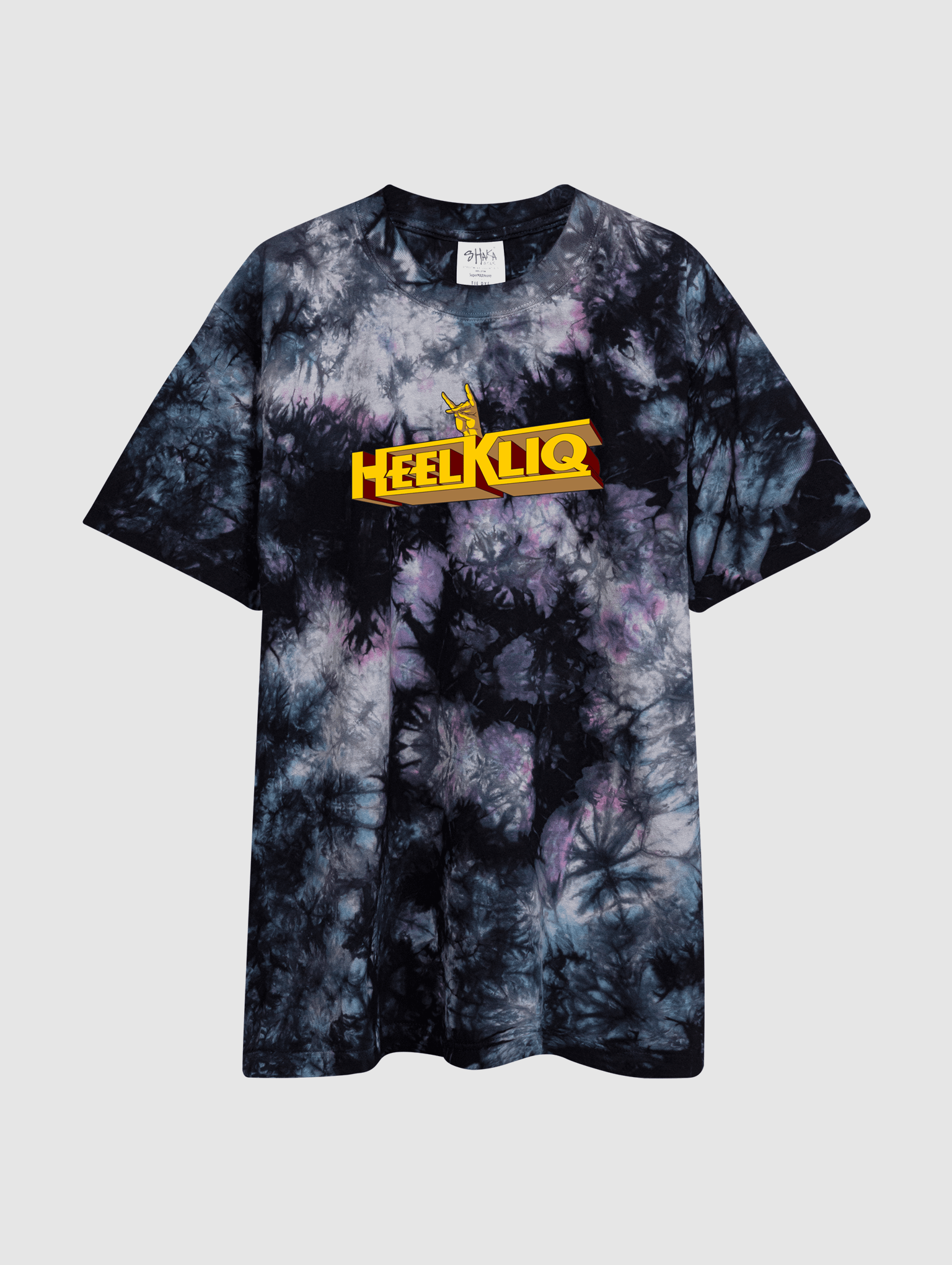 HeelKliq tie-dye t-shirt product image (3)