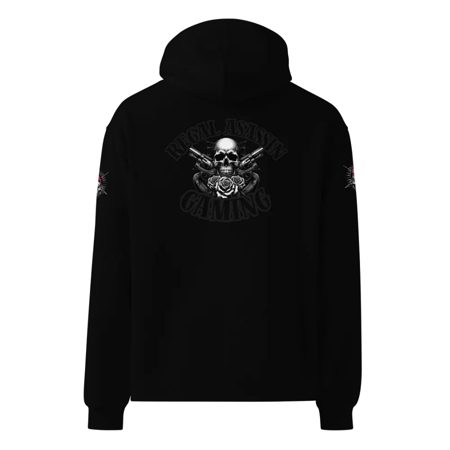 Rebellious Skull Graphic Oversized Hoodie product image (10)