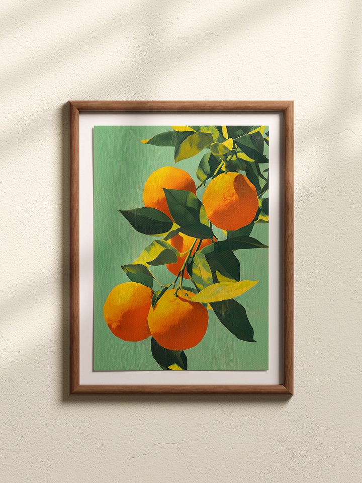 Vintage Italian Poster Art - ORANGE product image (1)