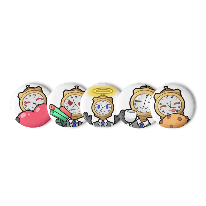Time Emote Pin Set product image (3)