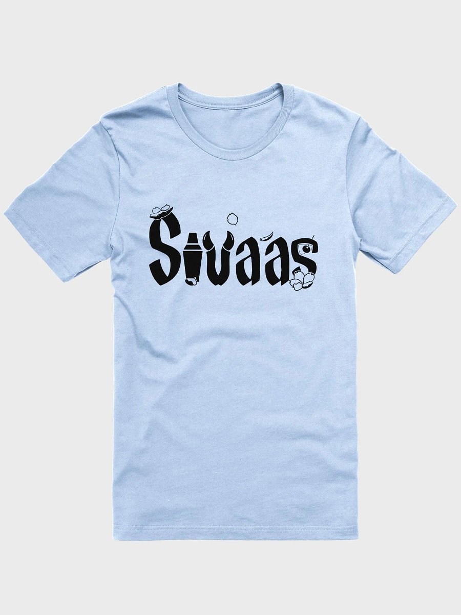 SivaasTV T-Shirt Black Lettering product image (1)