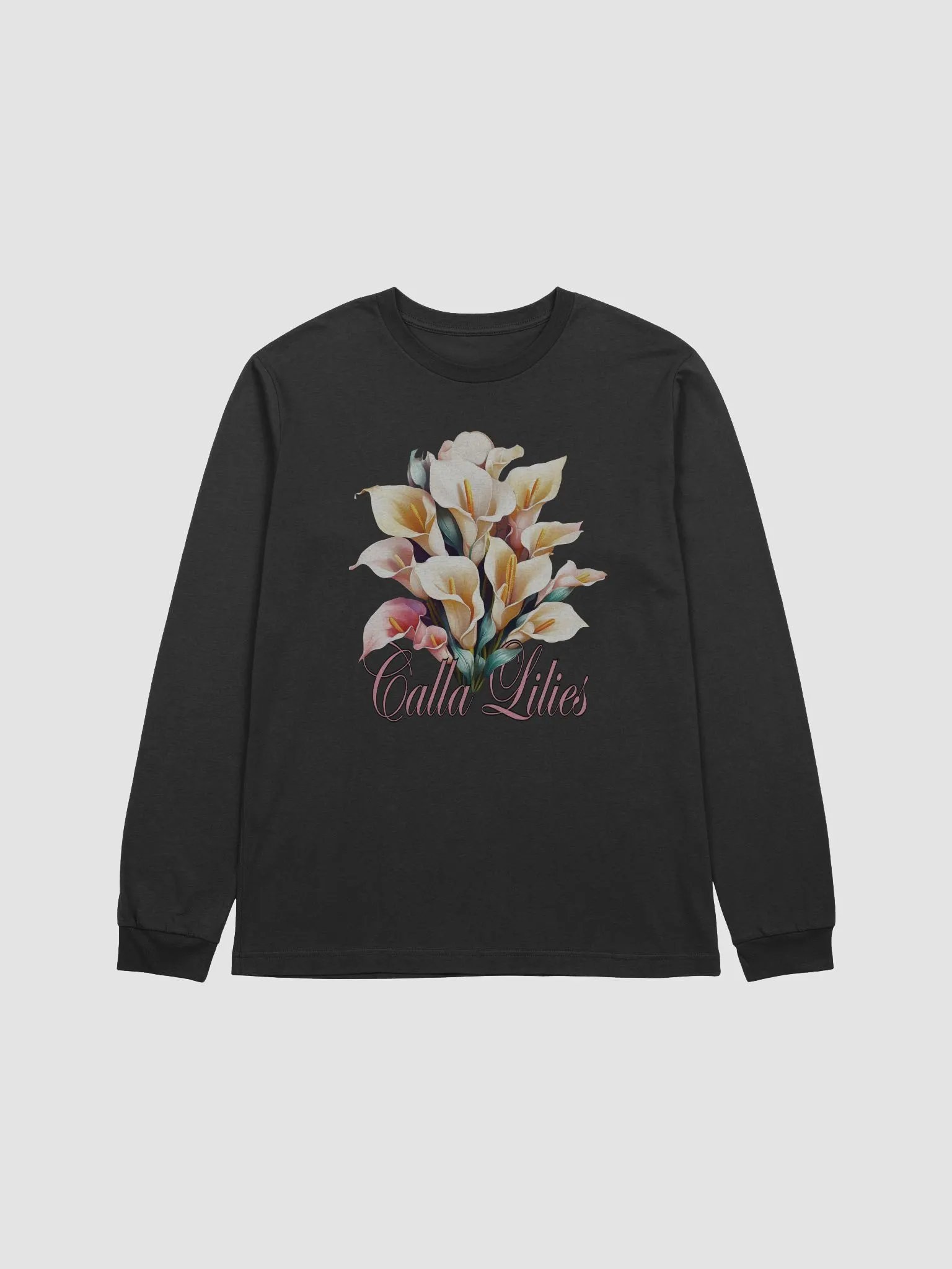 Floral Graphic | Long Sleeve T Shirt | Calla Lilies product image (1)
