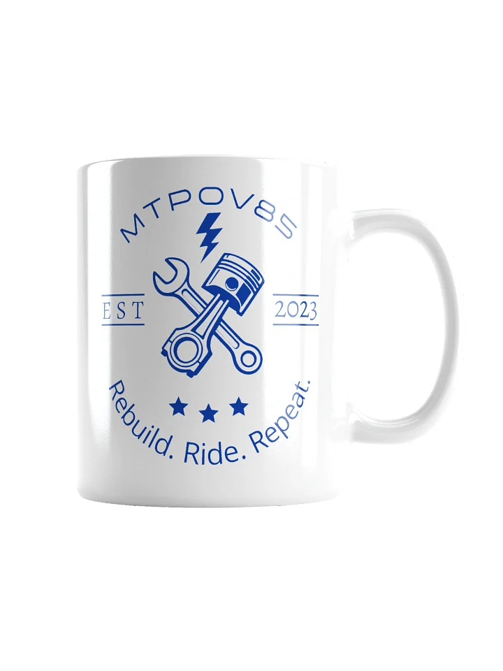 Rebuild. Ride. Repeat. White Mug - 3 Sizes product image (6)