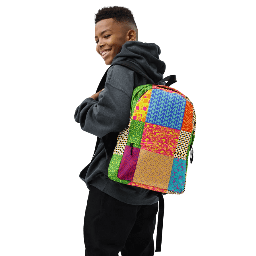 Geometric Fusion All-Over Print Backpack product image (7)